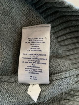 Jersey Ralph Lauren Gris