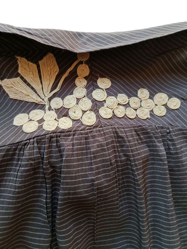 Camisa Hoss Intropia Talla 36 Marrón Rayas