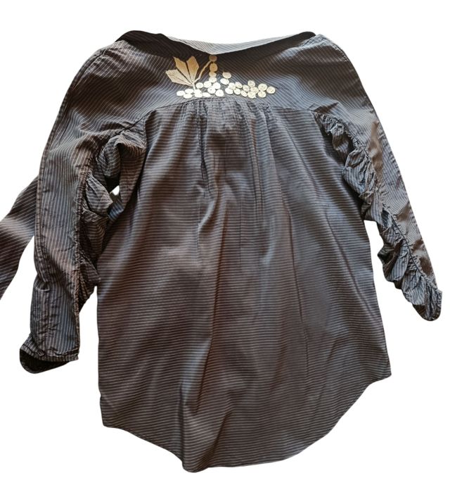 Camisa Hoss Intropia Talla 36 Marrón Rayas