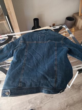 Cazadora vaquera con borrego azul Talla 14