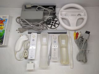 Pack Wii + Juegos + Volante +WiiFl-ow 32 g.b