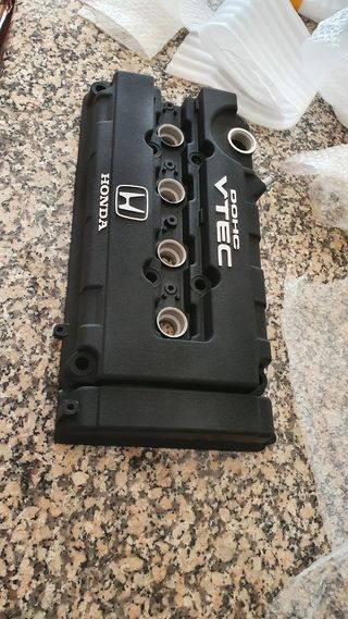 Tampa Válvulas Honda B16 Vermelha/ Preta