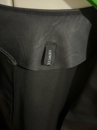 Giubbino similpelle nero