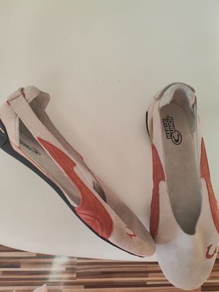 Zapatos John Smith Beige/Rojo Talla 40