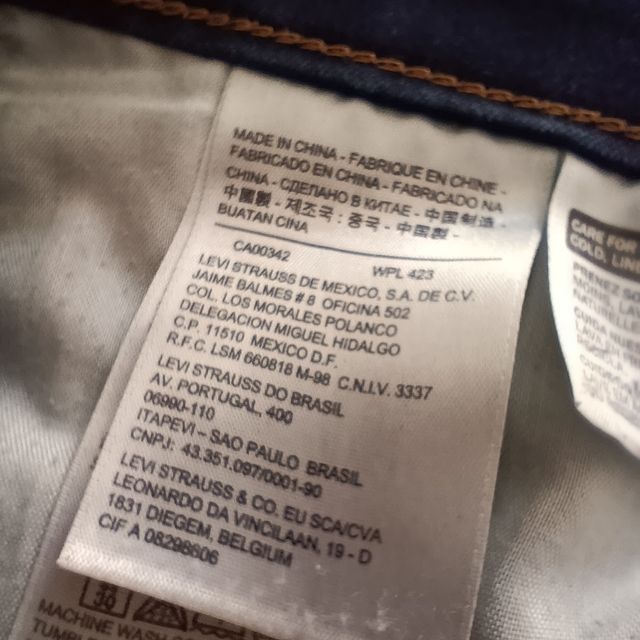 Levi’s Strauss & Co Original | Talla W28 L32 |