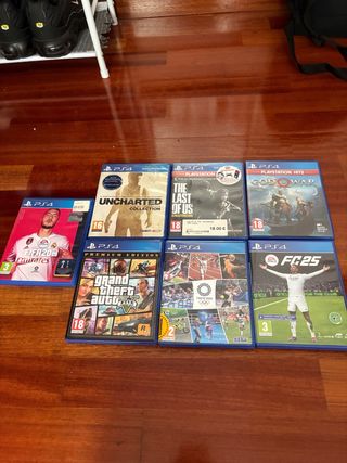 Juegos PS4: FIFA 20, Uncharted, GTA V, God of War