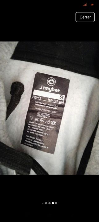 Sudadera con capucha Jhayber 1972  talla S