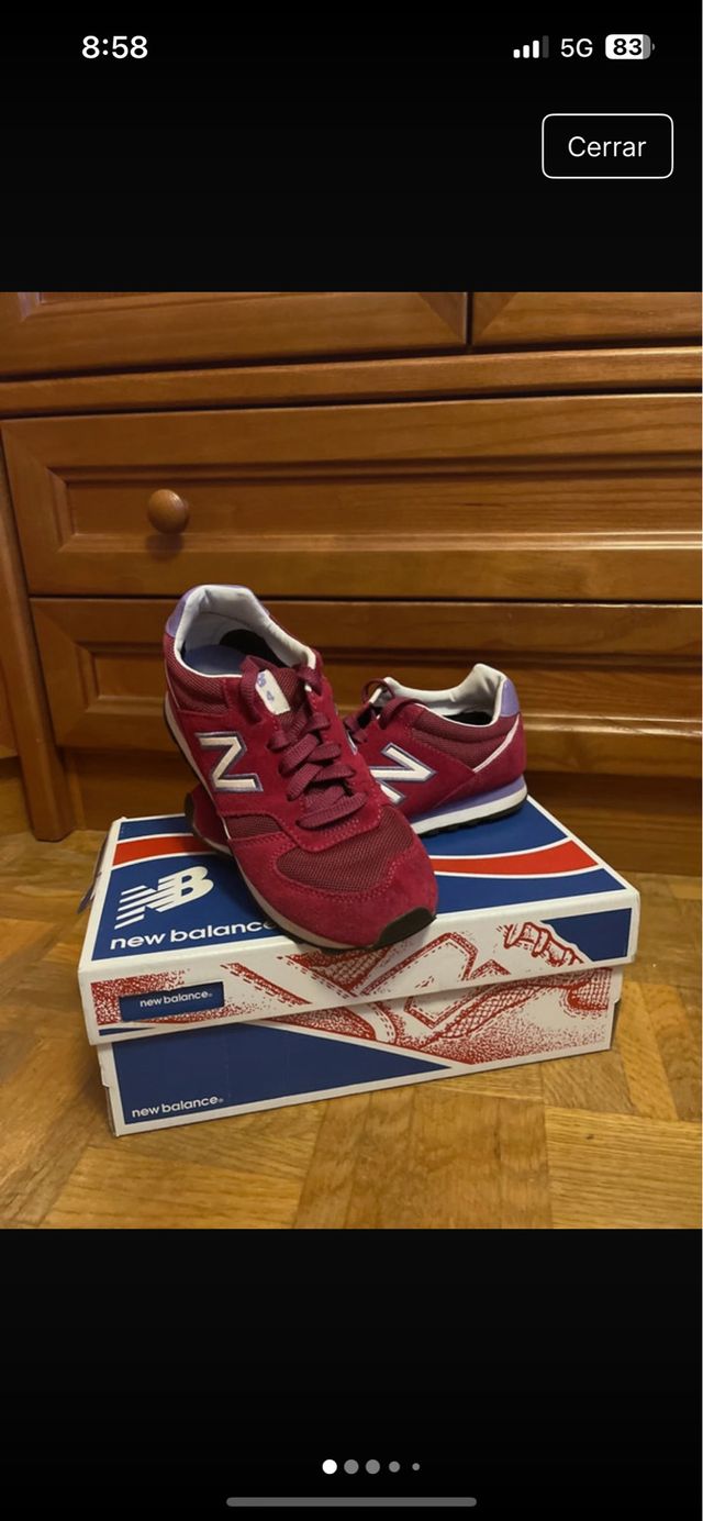 Zapatillas New Balance Fucsia y morado