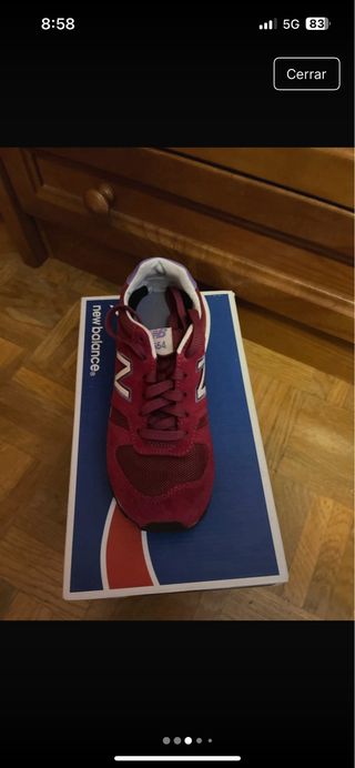 Zapatillas New Balance Fucsia y morado 