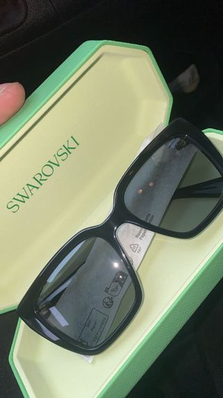 Occhiali da sole Swarovski neri