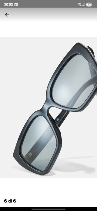 Occhiali da sole Swarovski neri