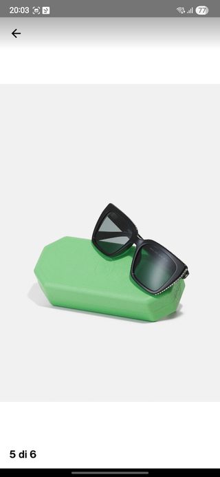 Occhiali da sole Swarovski neri