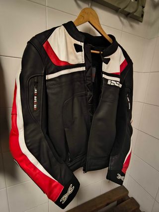 Chaqueta de cuero IXS Shertan moto