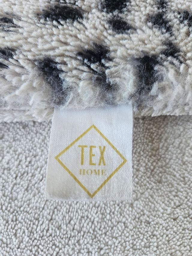 Manta de terciopelo con estampado de leopardo