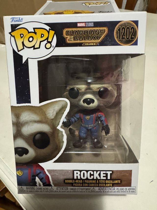 Funko Pop Rocket Guardianes de la Galaxia 1202