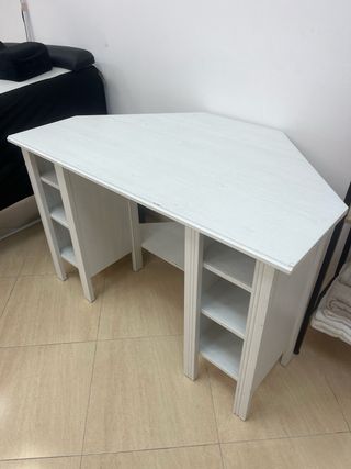Escritorio de esquina Ikea blanco