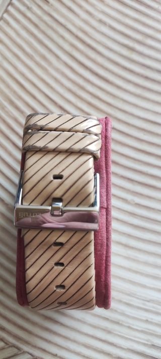 Reloj Lotus Beige y Plateado