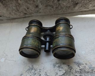Binoculares Antiguos de Bronce
