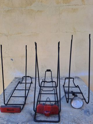 Portapacchi Bici Posteriore con Faretto