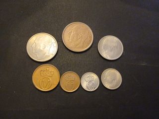 Noruega 7 monedas 1964