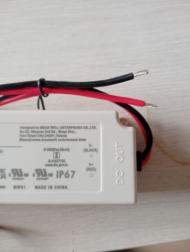 Transformador Driver Mean Well IP67