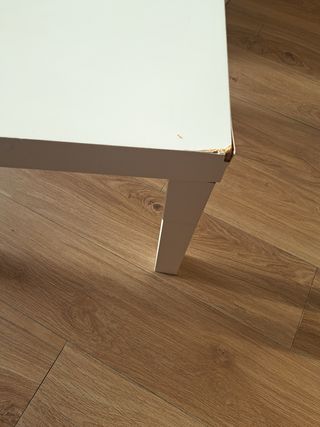 Mesa auxiliar blanca Ikea