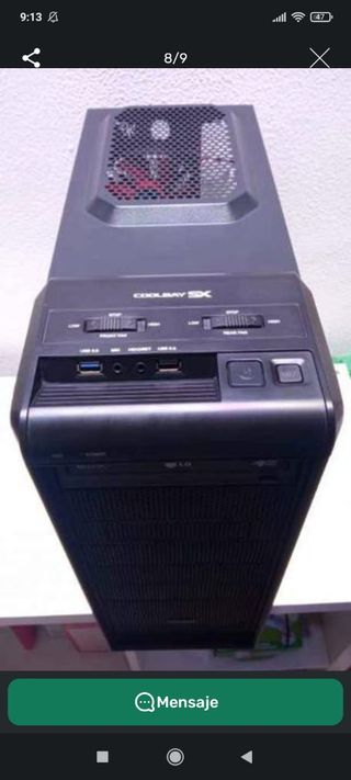 Caja PC Gaming Nox Negra