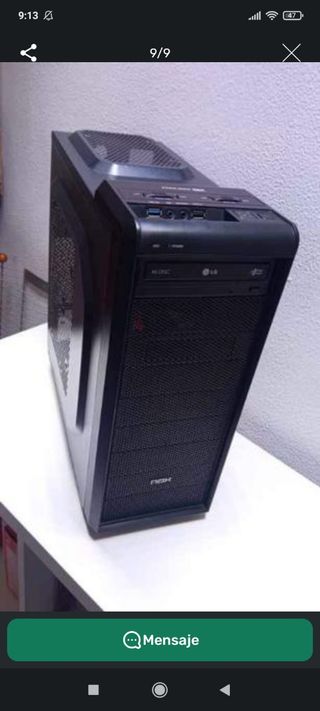 Caja PC Gaming Nox Negra