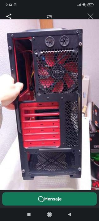 Caja PC Gaming Nox Negra