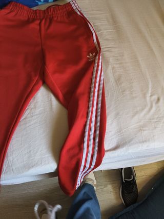 Pantalón chándal Adidas Rojo
