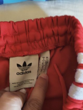 Pantalón chándal Adidas Rojo
