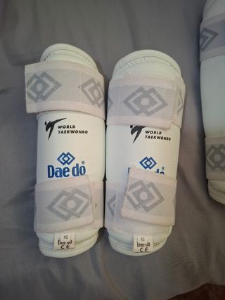 Protecciones Taekwondo Daedo,casi nada usadas.