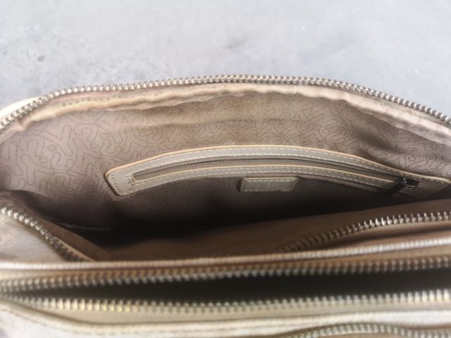 Borsa YNOT? Beige con stampa città