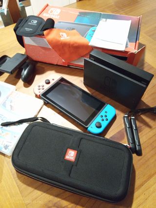 Nintendo Switch con juegos
