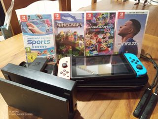 Nintendo Switch con juegos