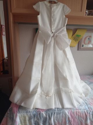 Vestido de comunión niña blanco