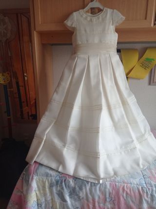 Vestido de comunión niña blanco