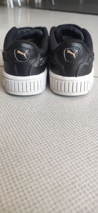 Sneakers Puma Carina Nere Strappi Tg 27