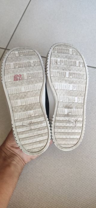 Sneakers Puma Carina Nere Strappi Tg 27