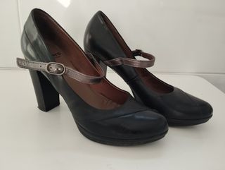 Zapatos Wonders Negros Talla 37