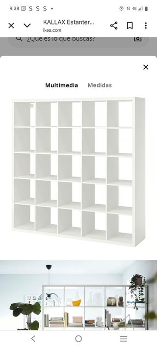 Estantería IKEA KALLAX 25 huecos