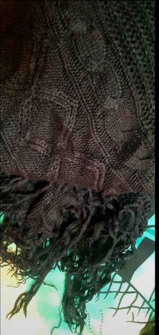 Poncho Vintage Negro