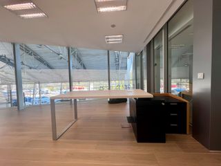 Mesa de oficina moderna minimalista