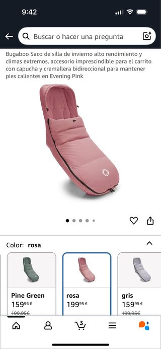 Bugaboo Saco de silla de invierno 