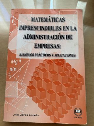 Matemáticas Imprescindibles en la Administración d