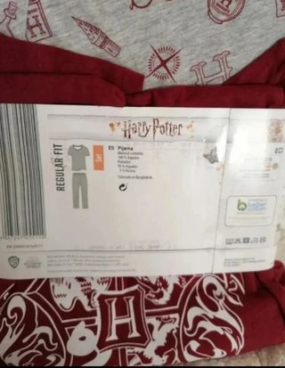 Pijama Harry Potter Talla M Nuevo con Etiqueta