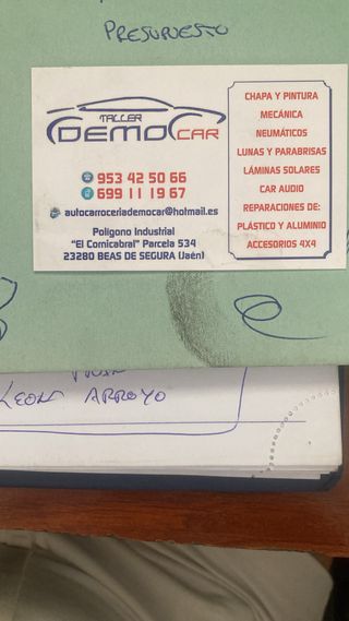 pintor de vehículos jornada completa incorporación