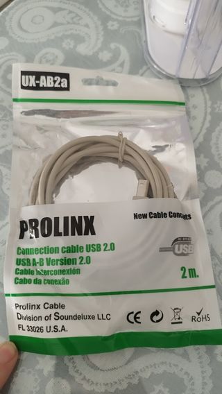 Cable Prolinx UX-AB2Aa USB 2.0 2m