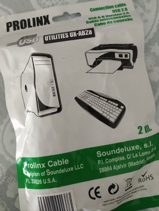 Cable Prolinx UX-AB2Aa USB 2.0 2m