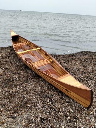 Kayak CANOA MADERA teca canadiense